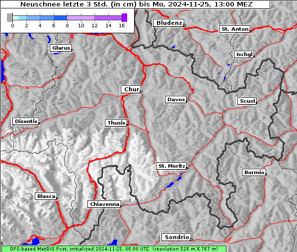 Neuschnee, 25. 11. 2024