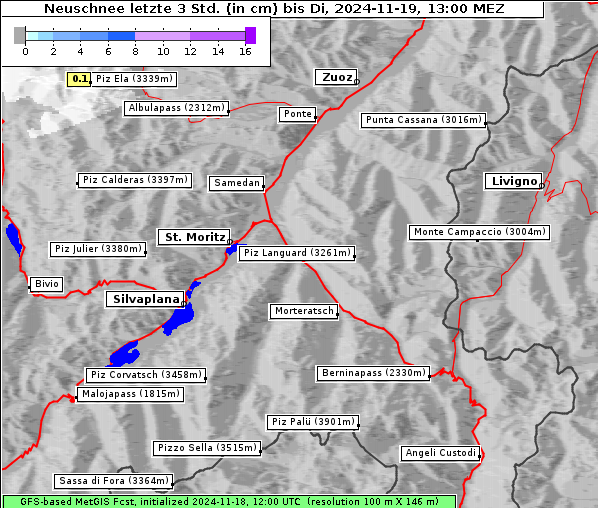 Neuschnee, 19. 11. 2024