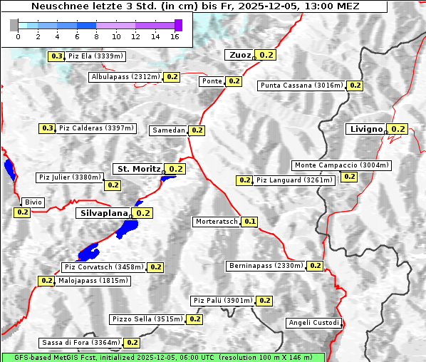 Neuschnee, 5. 12. 2025
