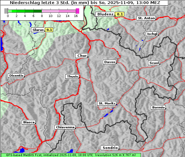 Niederschlag, 9. 11. 2025