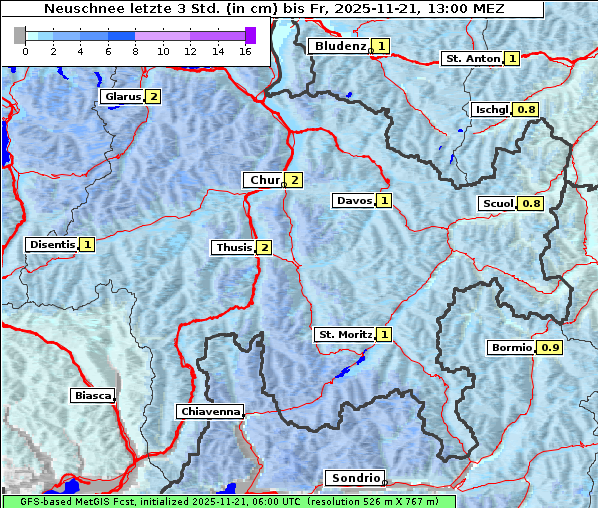 Neuschnee, 21. 11. 2025
