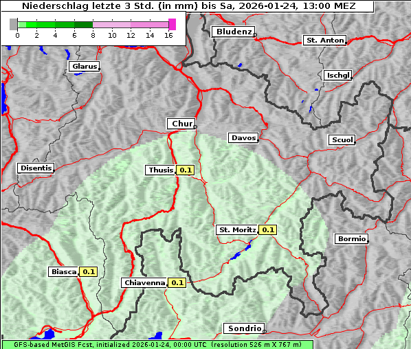 Niederschlag, 24. 1. 2026