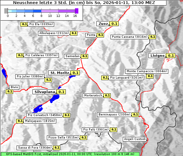 Neuschnee, 11. 1. 2026