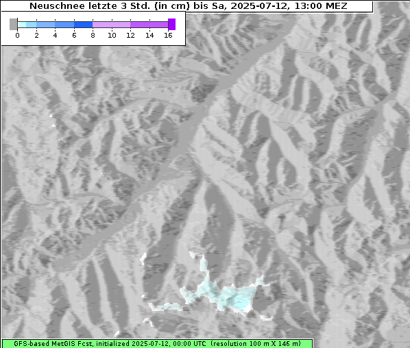 Neuschnee, 12. 7. 2025