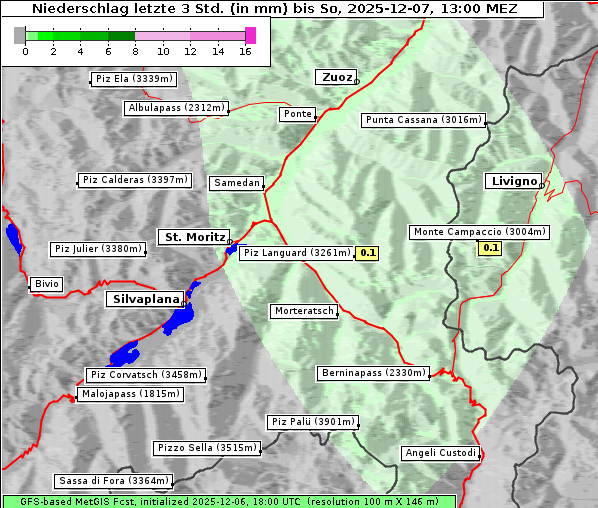 Niederschlag, 7. 12. 2025