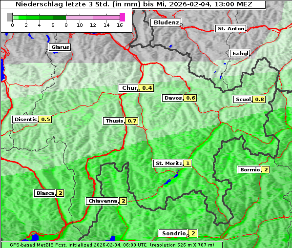 Niederschlag, 4. 2. 2026