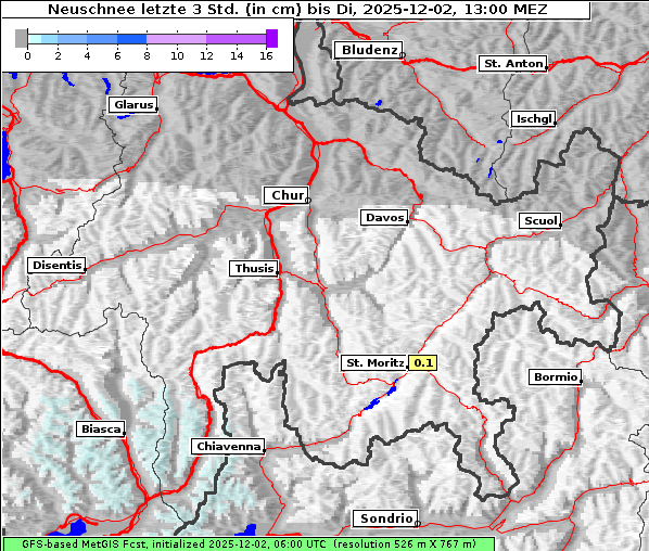 Neuschnee, 2. 12. 2025