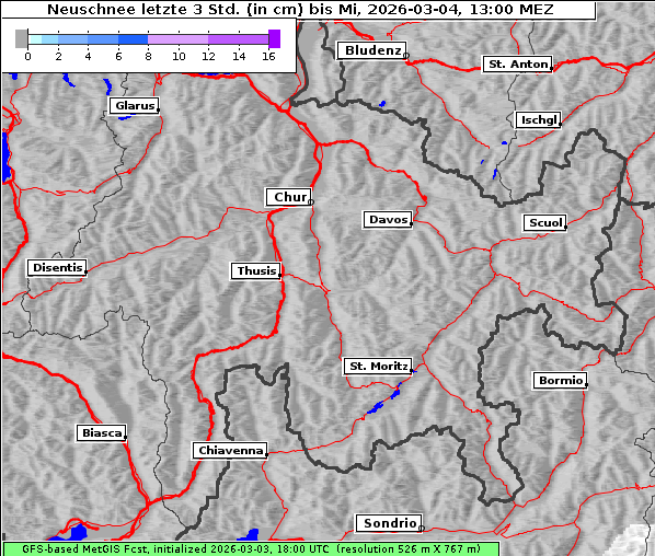 Neuschnee, 4. 3. 2026