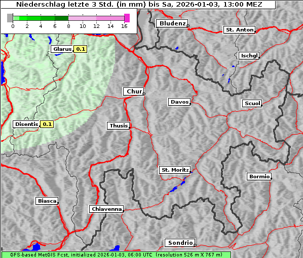 Niederschlag, 3. 1. 2026