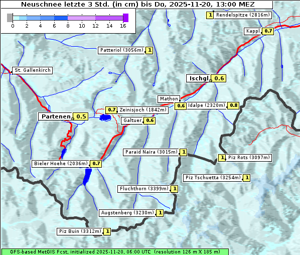 Neuschnee, 20. 11. 2025