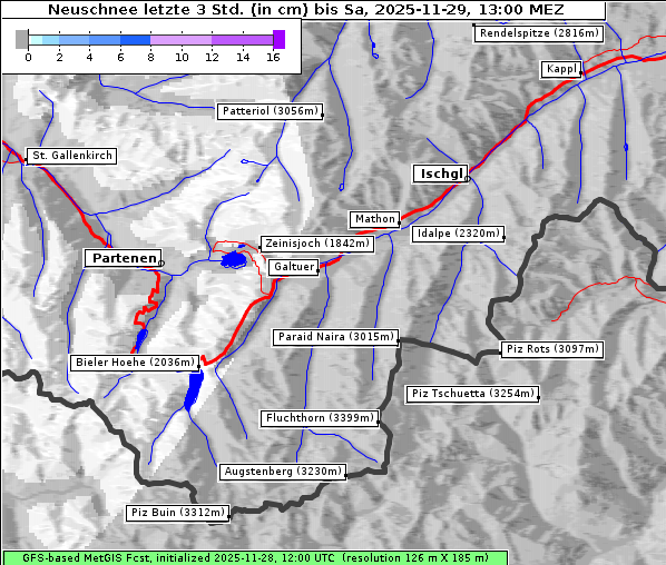 Neuschnee, 29. 11. 2025
