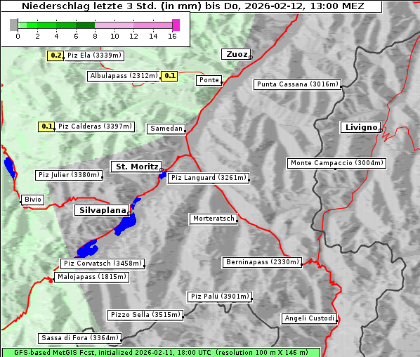 Niederschlag, 12. 2. 2026