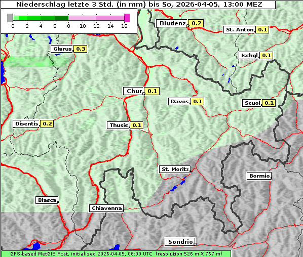 Niederschlag, 5. 4. 2026