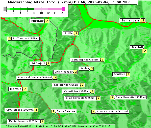 Niederschlag, 4. 2. 2026