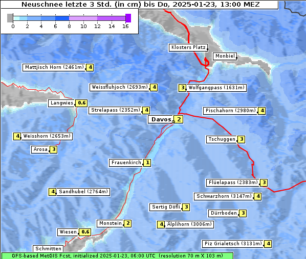 Neuschnee, 23. 1. 2025