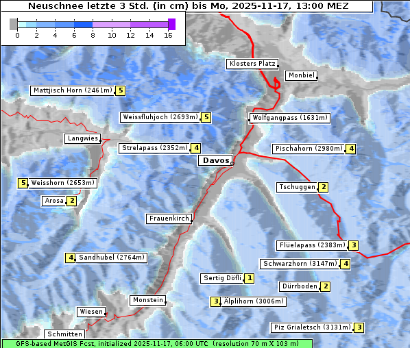Neuschnee, 17. 11. 2025