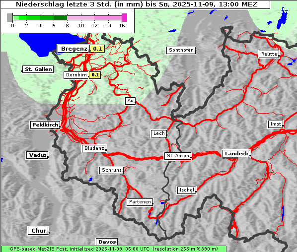 Niederschlag, 9. 11. 2025