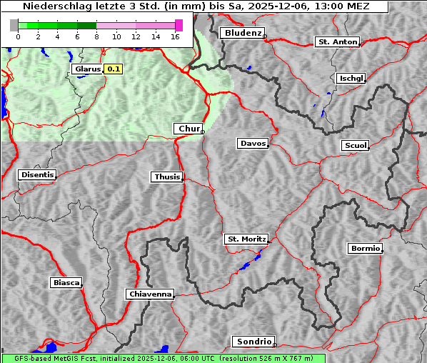 Niederschlag, 6. 12. 2025