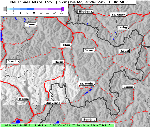 Neuschnee, 9. 2. 2026