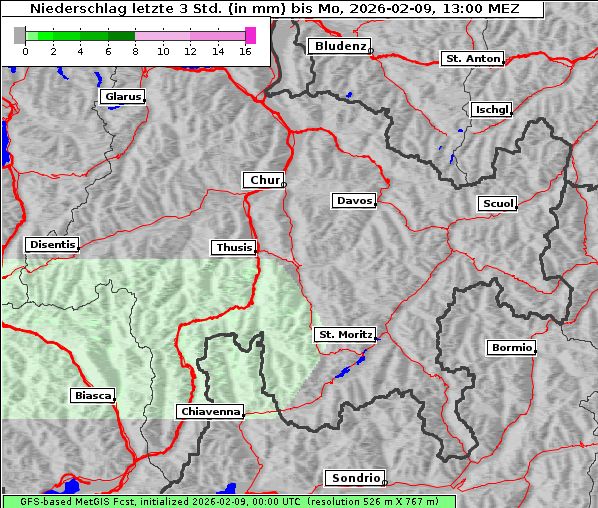 Niederschlag, 9. 2. 2026