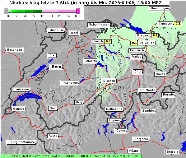 Niederschlag, 6. 4. 2026