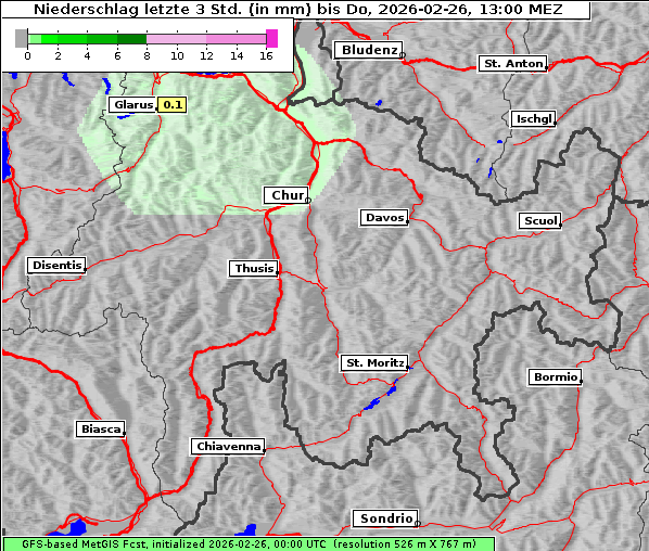 Niederschlag, 26. 2. 2026
