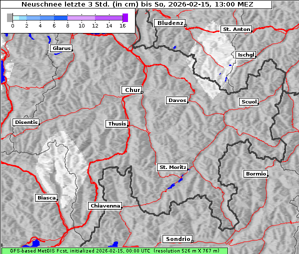Neuschnee, 15. 2. 2026
