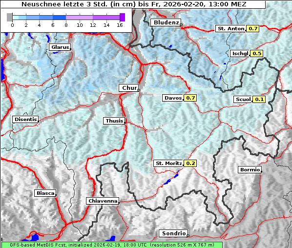 Neuschnee, 20. 2. 2026