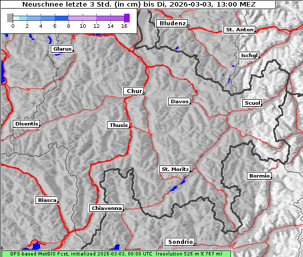 Neuschnee, 3. 3. 2026