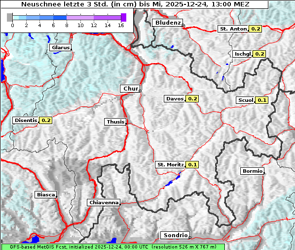 Neuschnee, 24. 12. 2025