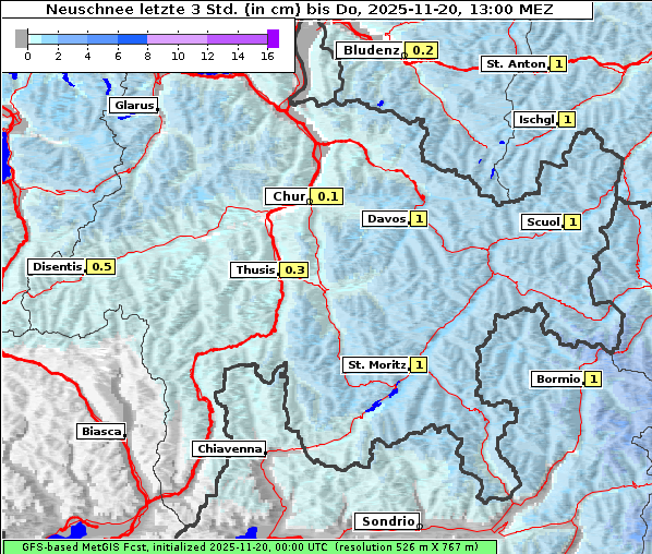 Neuschnee, 20. 11. 2025