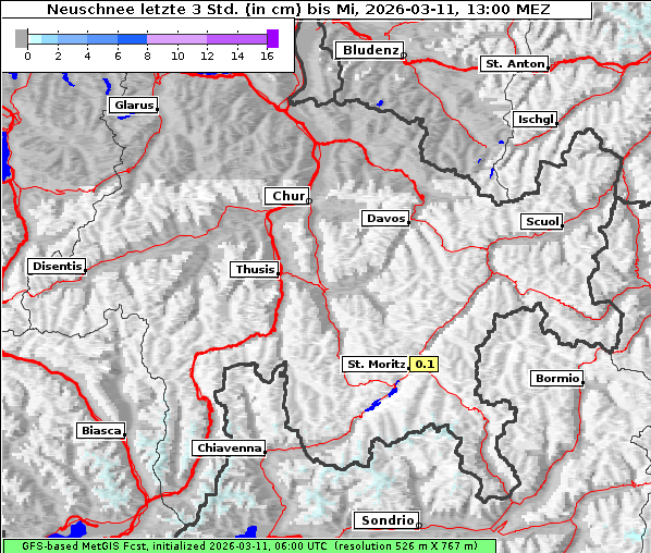 Neuschnee, 11. 3. 2026