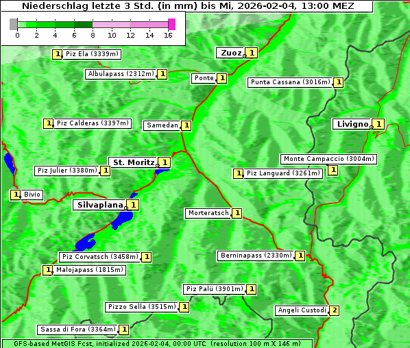 Niederschlag, 4. 2. 2026