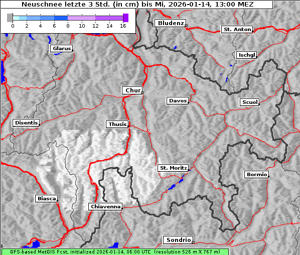 Neuschnee, 14. 1. 2026