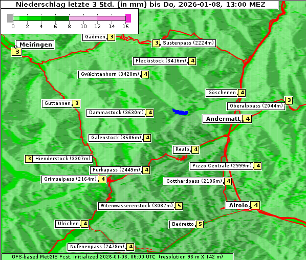 Niederschlag, 8. 1. 2026
