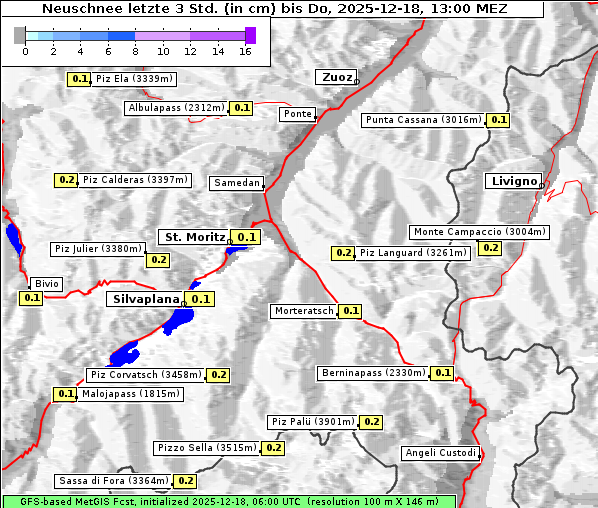 Neuschnee, 18. 12. 2025