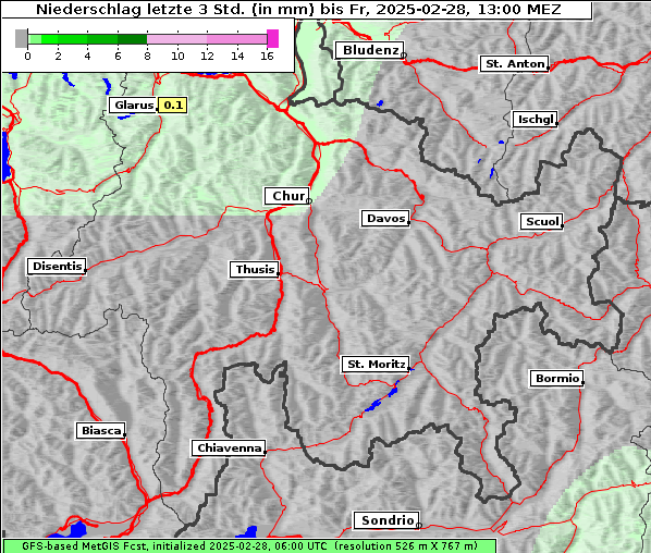Niederschlag, 28. 2. 2025