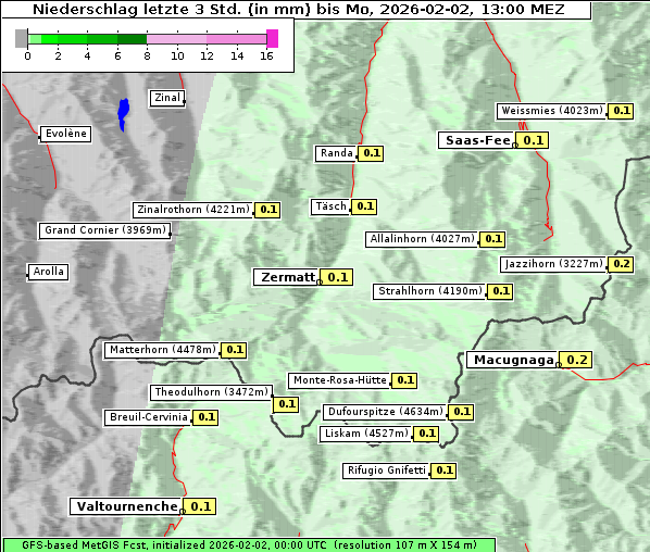 Niederschlag, 2. 2. 2026