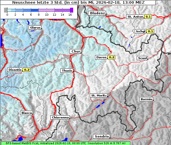Neuschnee, 18. 2. 2026