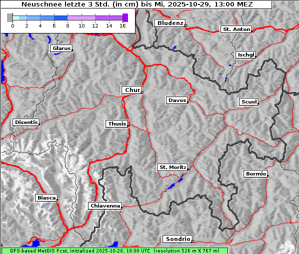 Neuschnee, 29. 10. 2025