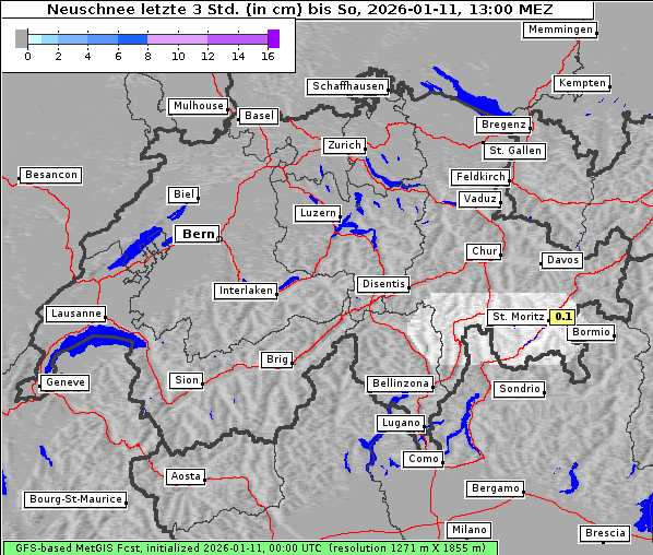 Neuschnee, 11. 1. 2026