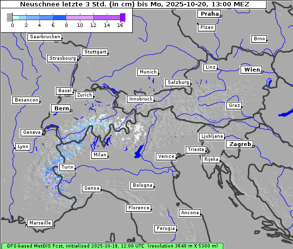 Neuschnee, 20. 10. 2025