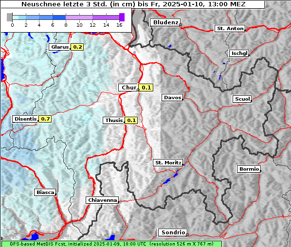 Neuschnee, 10. 1. 2025