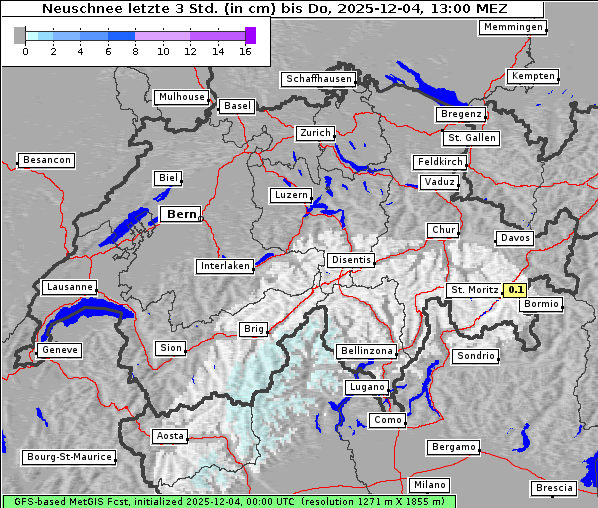 Neuschnee, 4. 12. 2025