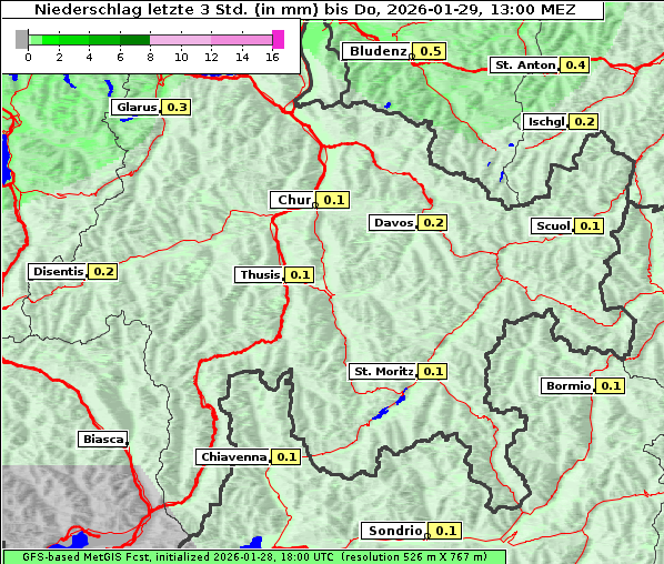 Niederschlag, 29. 1. 2026