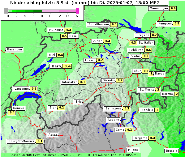 Niederschlag, 7. 1. 2025