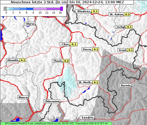 Neuschnee, 24. 12. 2024