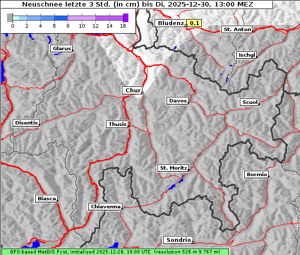 Neuschnee, 30. 12. 2025