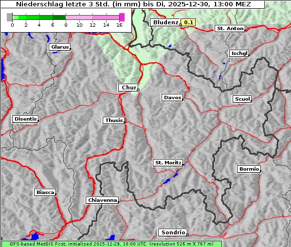 Niederschlag, 30. 12. 2025