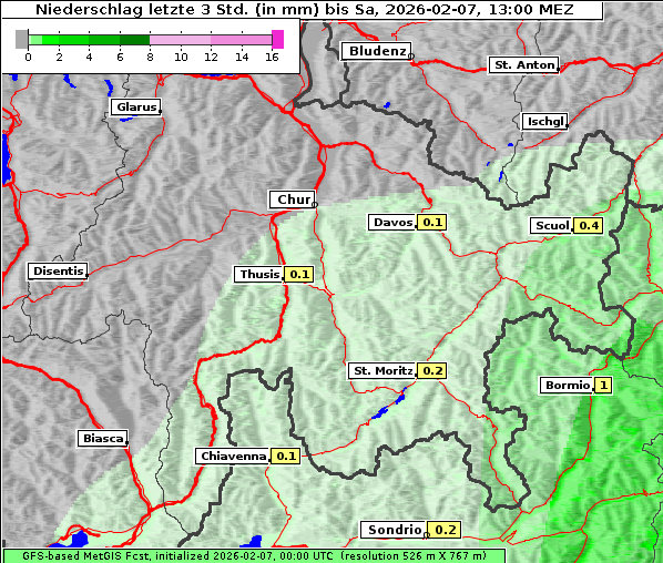 Niederschlag, 7. 2. 2026